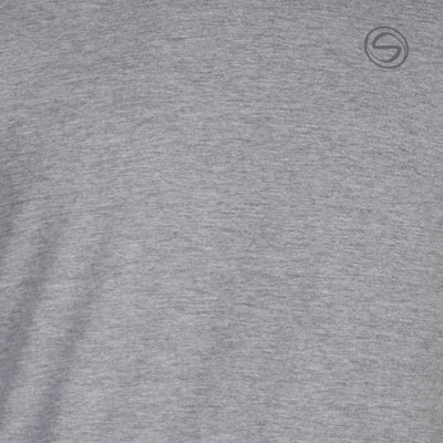 Melange Grey Crew Neck Zero Stain 100 Percent Cotton T shirt