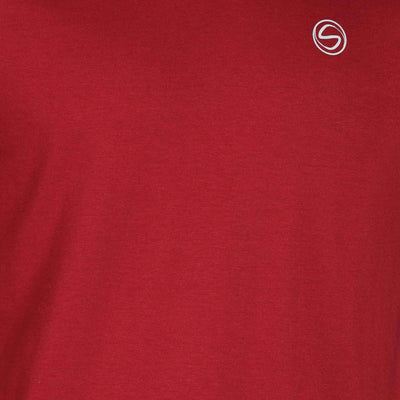 Solid Maroon Crew Neck Zero Stain 100 Percent Premium Cotton T shirt